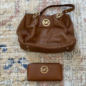 Michael Kors purse and wallet